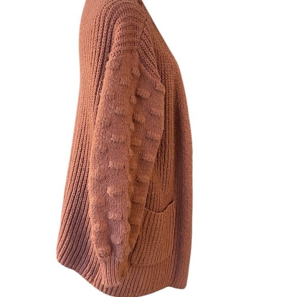 The Mint Pompom Cardigan Sweater Size Small - Picture 3 of 8